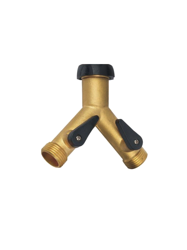 Brass Angle Connector with Valve TG7209031